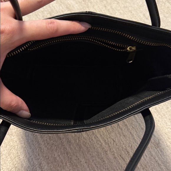 Unbranded Elegant Mini Black Tote Bag - Picture 3 of 6